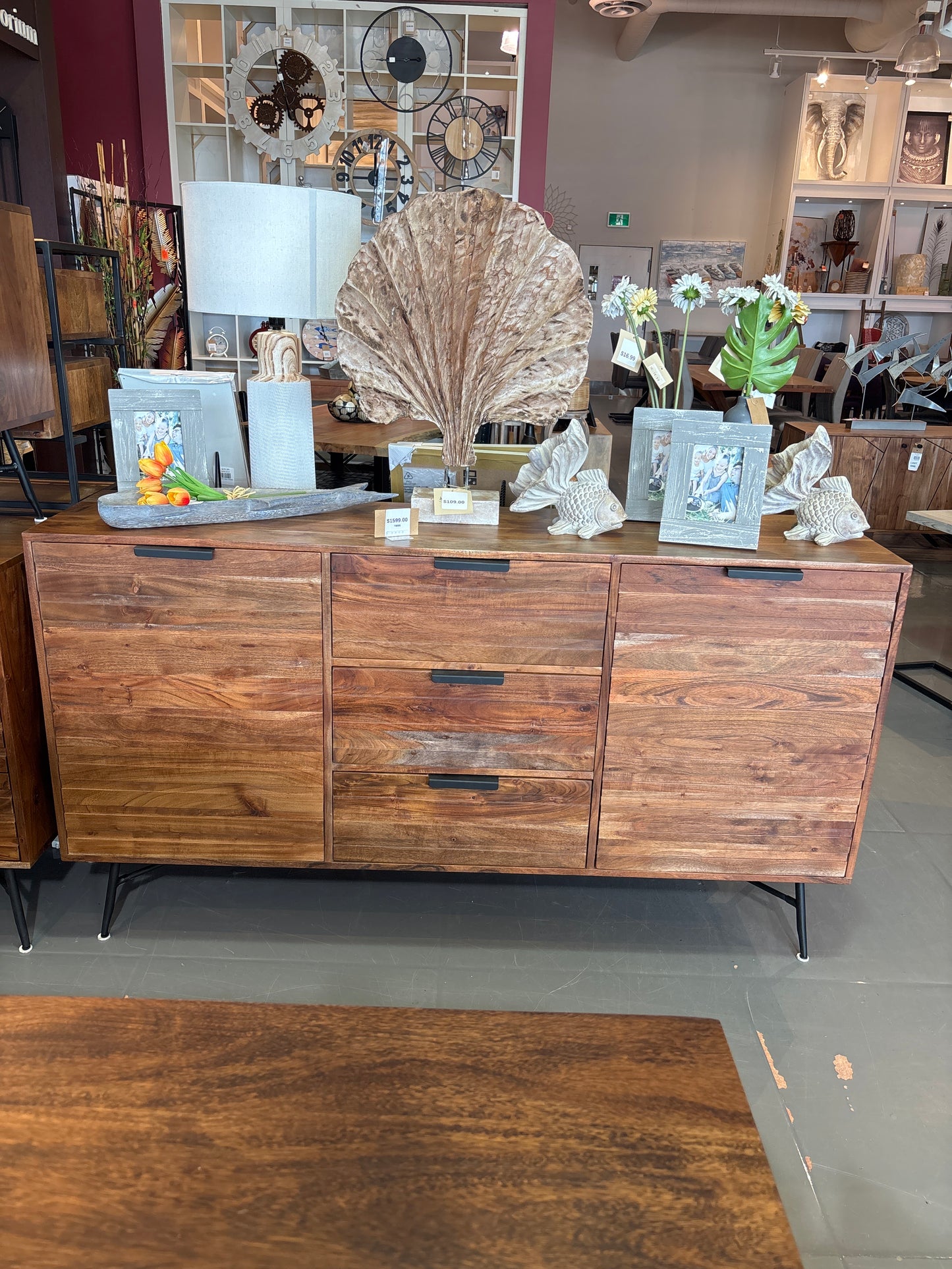 ARIA - Acacia Wood Sideboard
