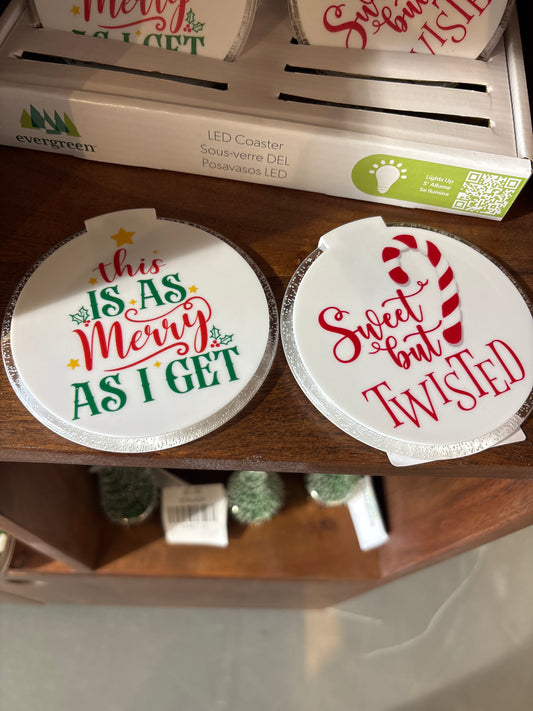 Christmas Coaster LED
