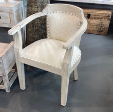 Load image into Gallery viewer, Montauk Distressed Cream accent chair
