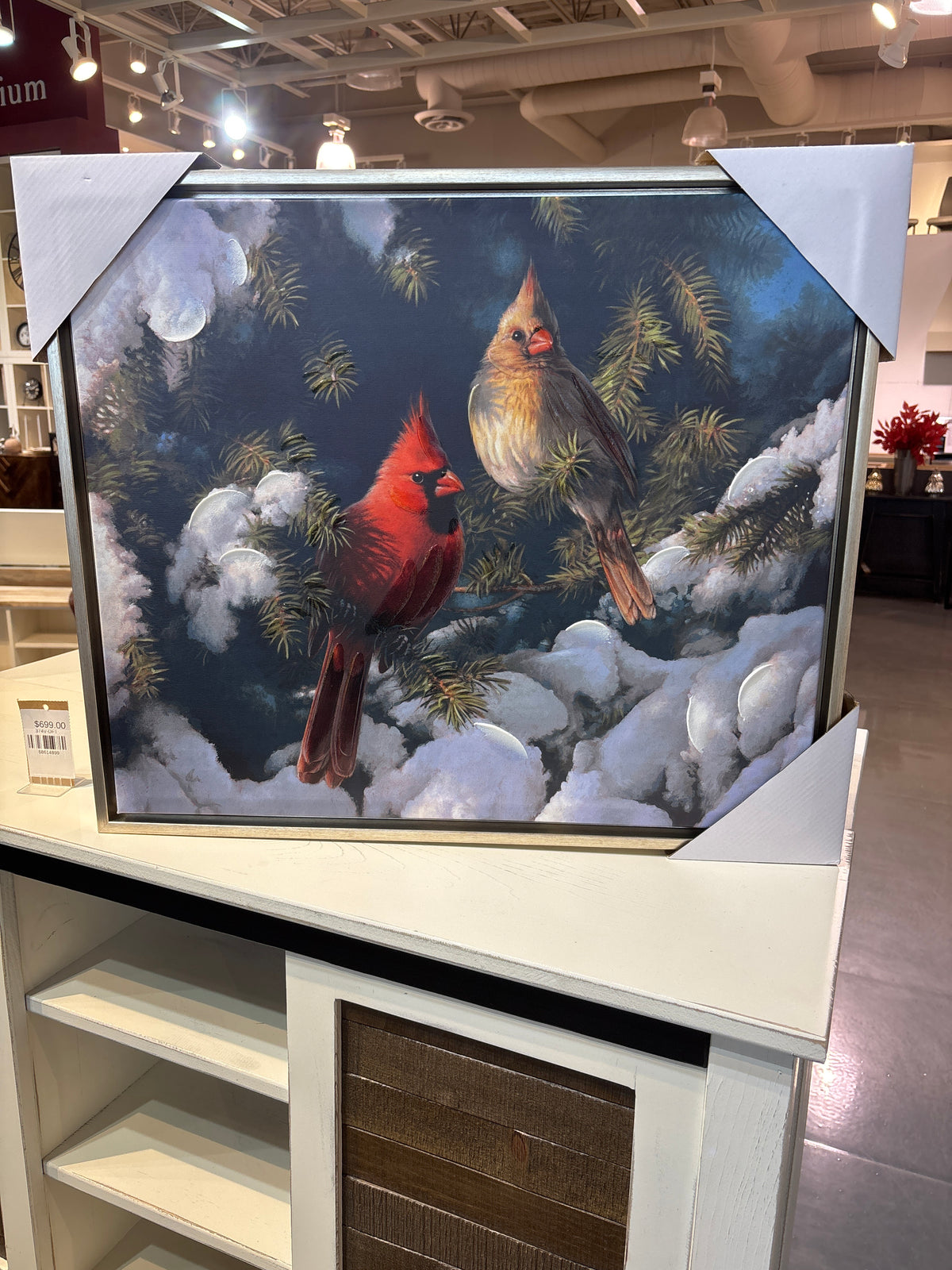 Winter Theme Pair Of Cardinals