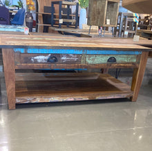 Load image into Gallery viewer, Eco-Harmony wood coffee table with drawers
