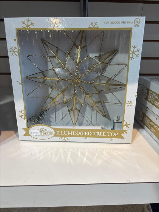 Clear Christmas Tree Topper