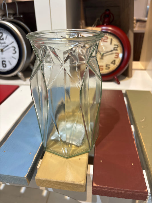Geometric Glass Vase