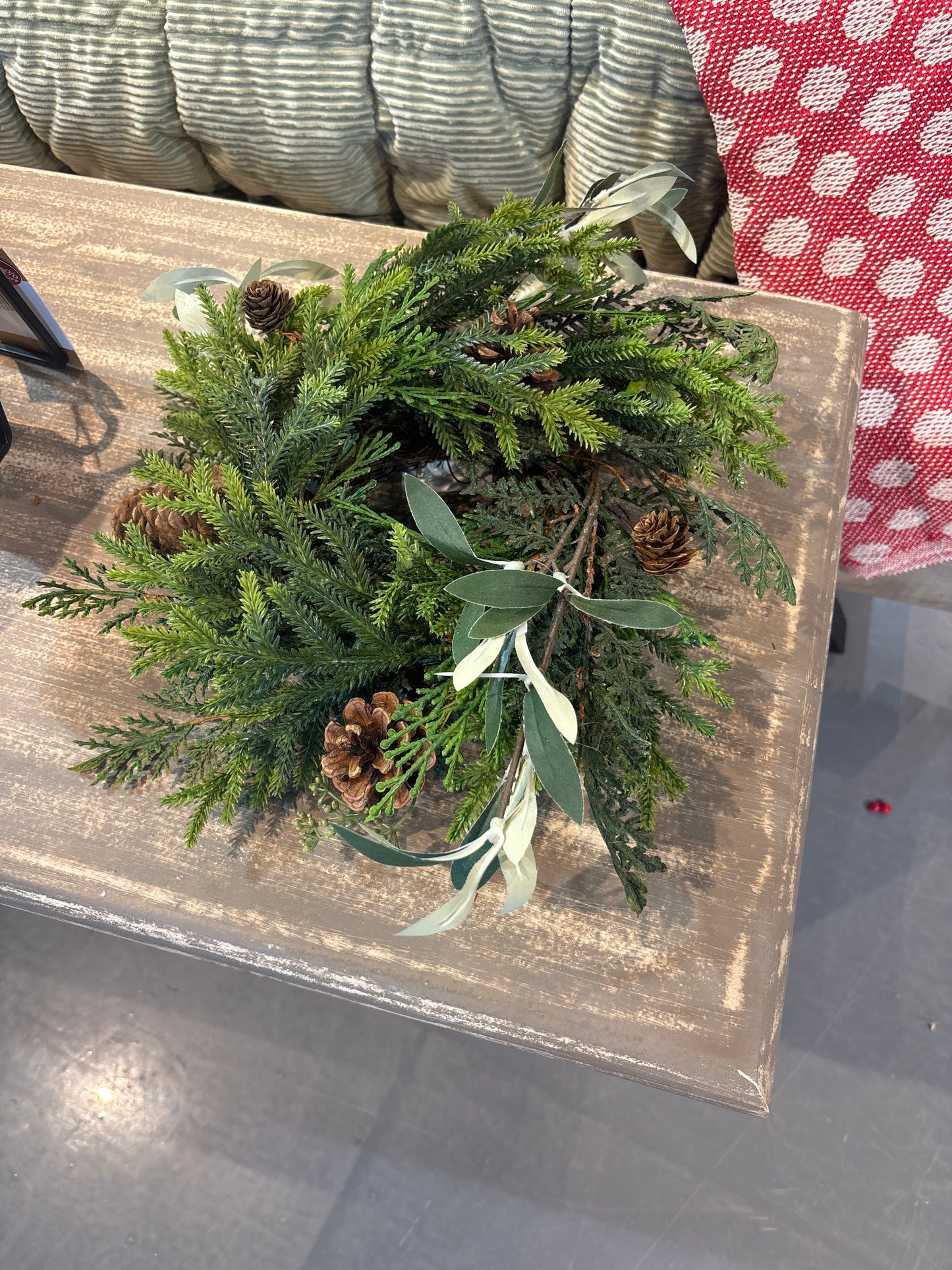 Small Pine Christmas Wreath