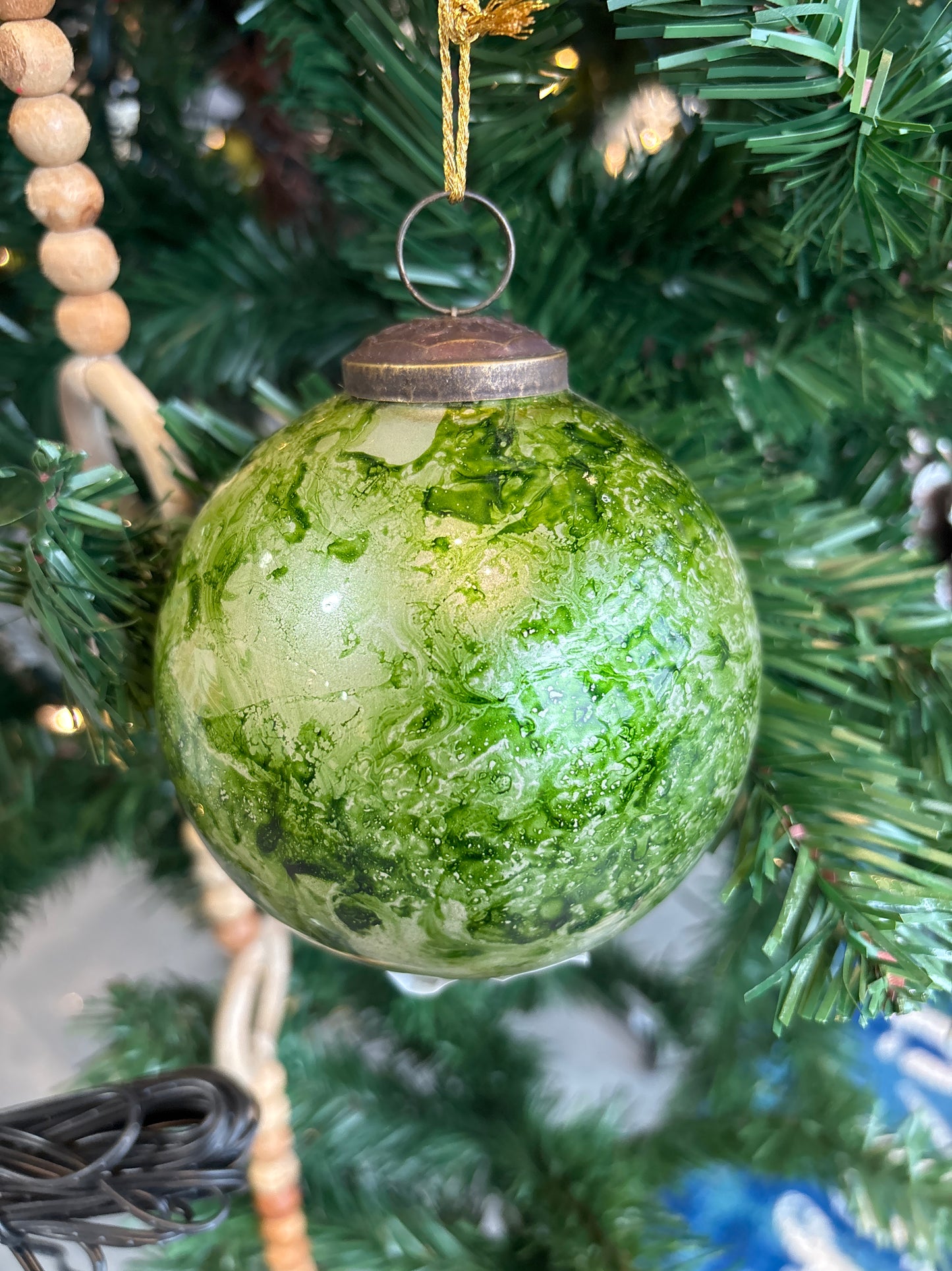 Glass Marble Ornament