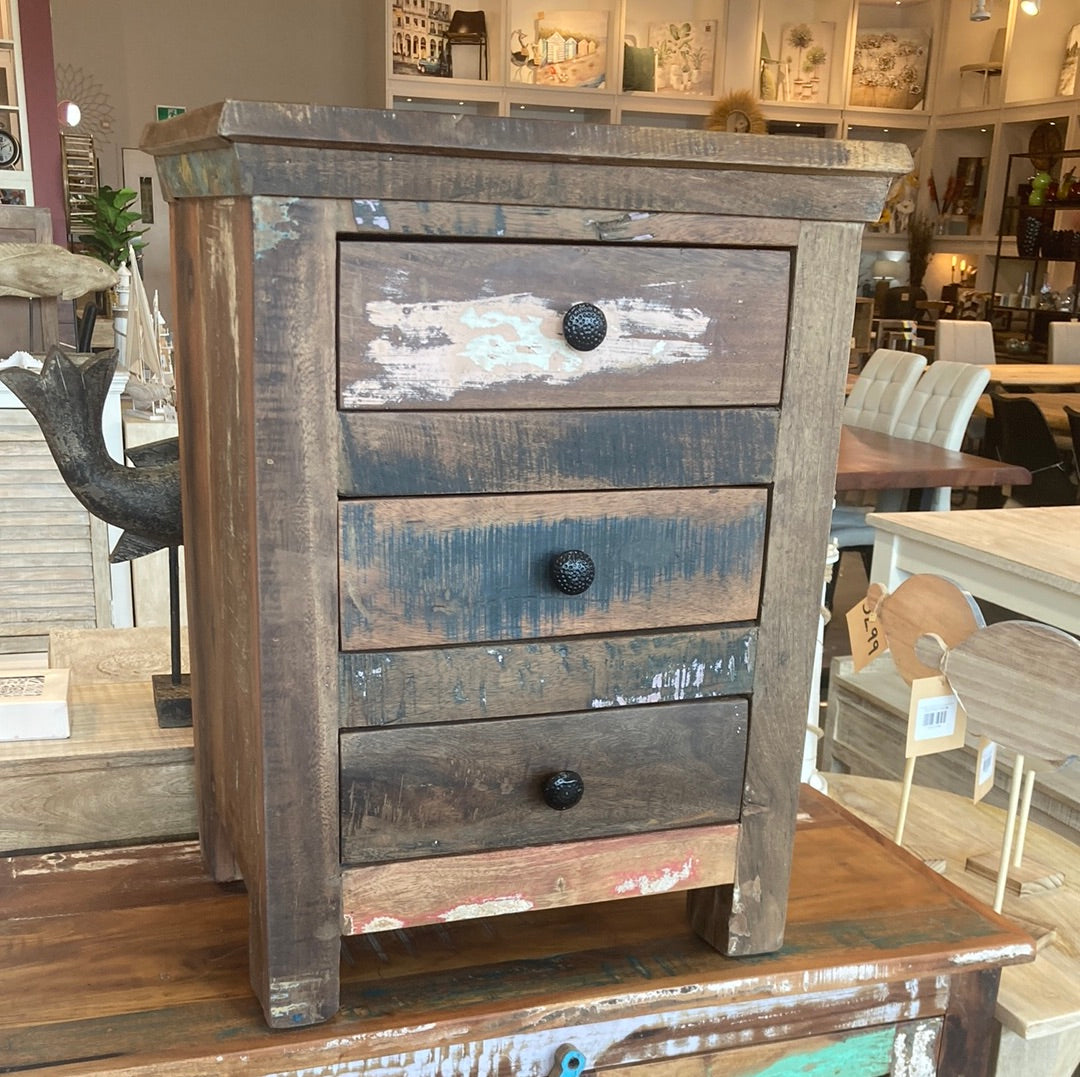 Eco-Harmony 3 drawer nightstand