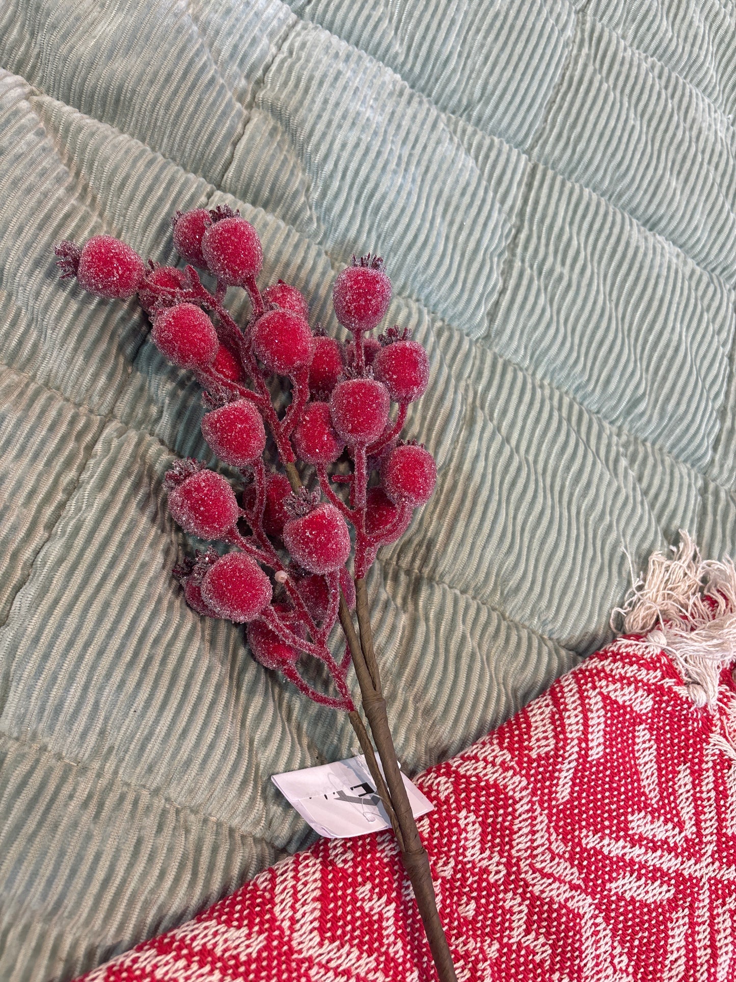 Frosted Berry Branch Christmas