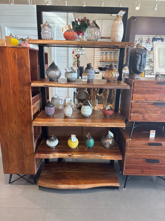 Roswell-Live Edge Bookcase