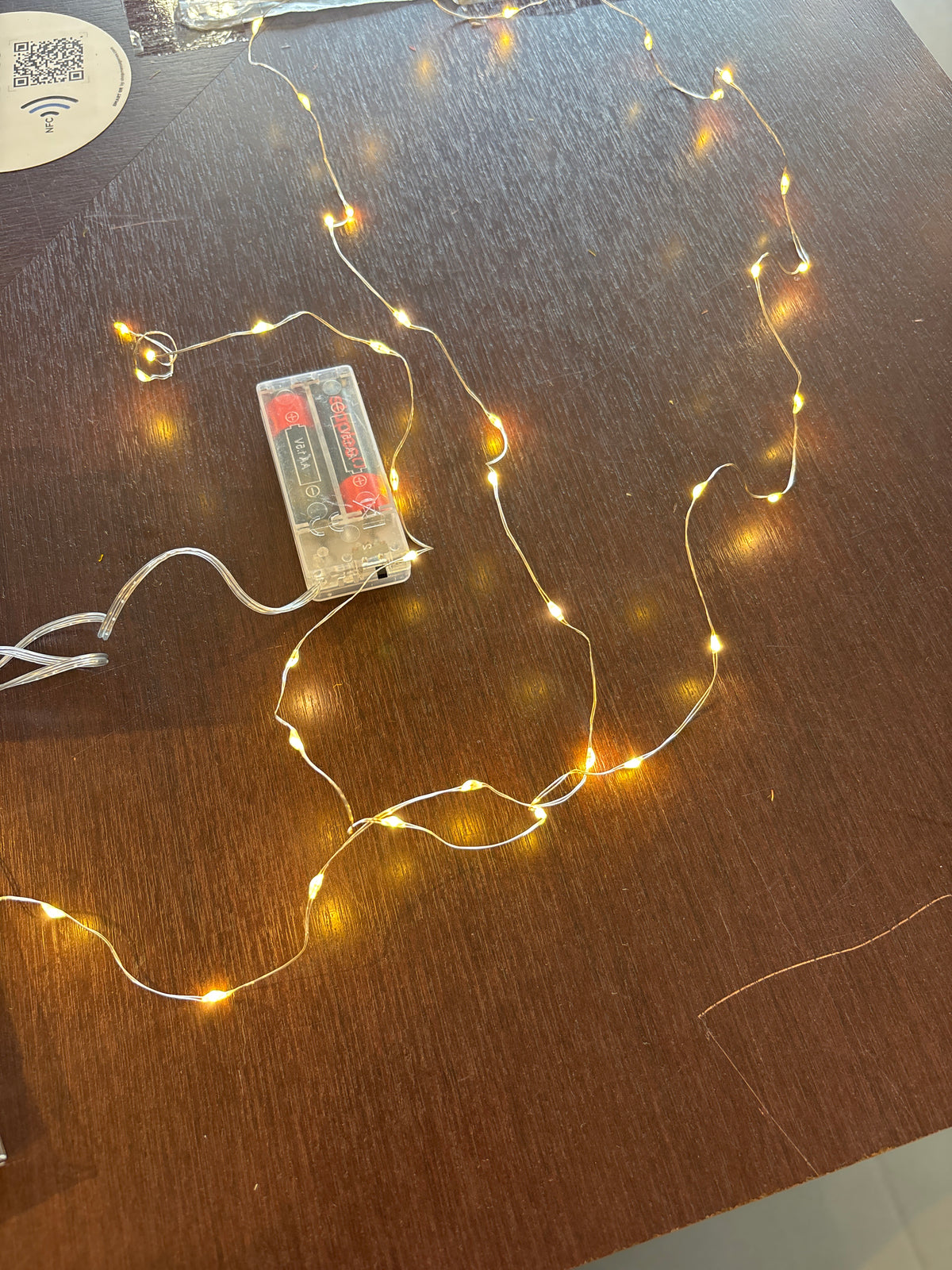 Warm LED Light Cord.