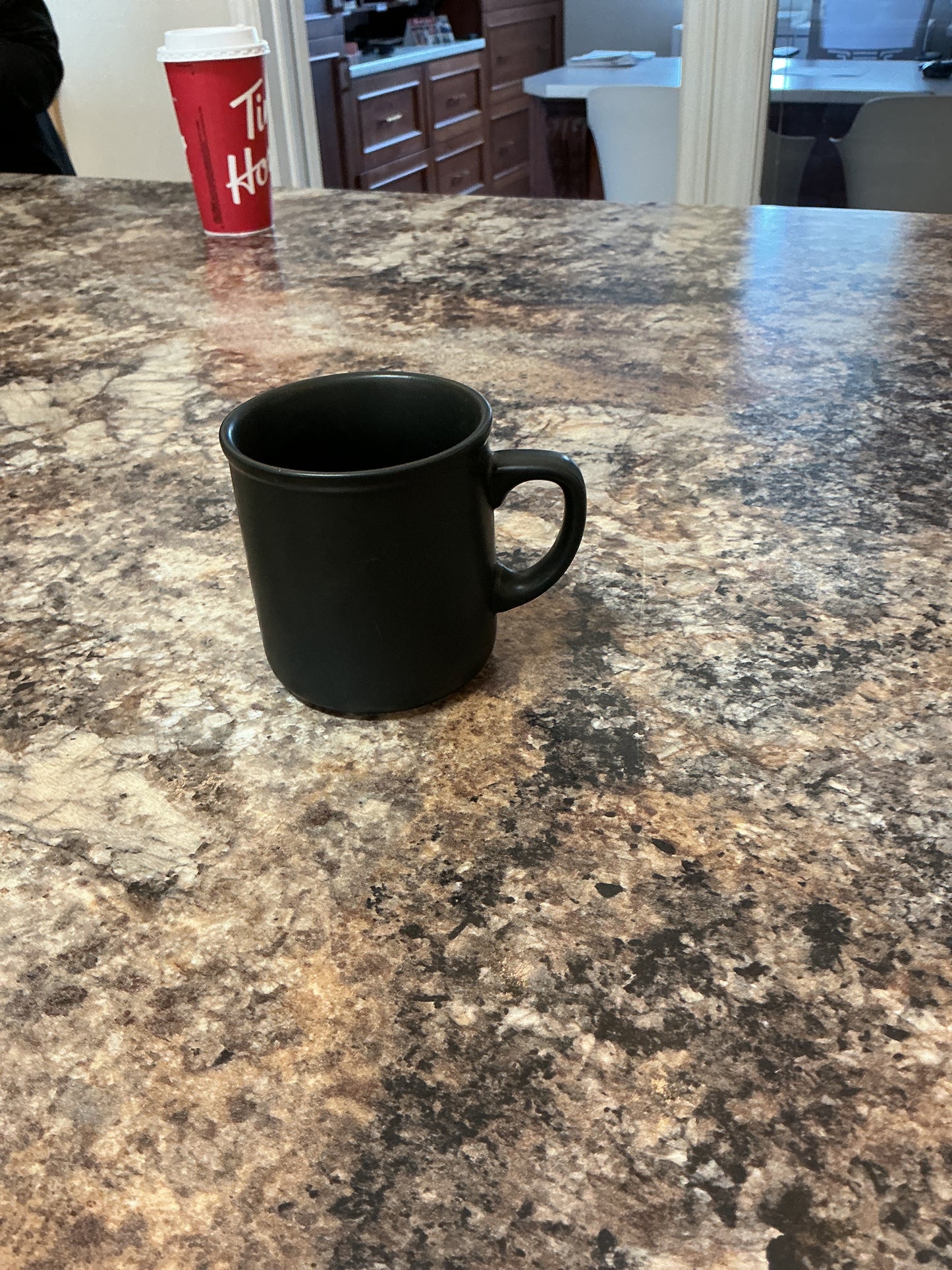 Small black mug