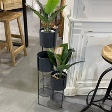 Load image into Gallery viewer, Trio of Metal Plant Stands
