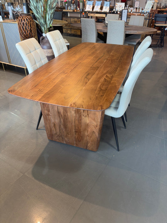 79 inch Tokyo Acacia Wood Dining Table