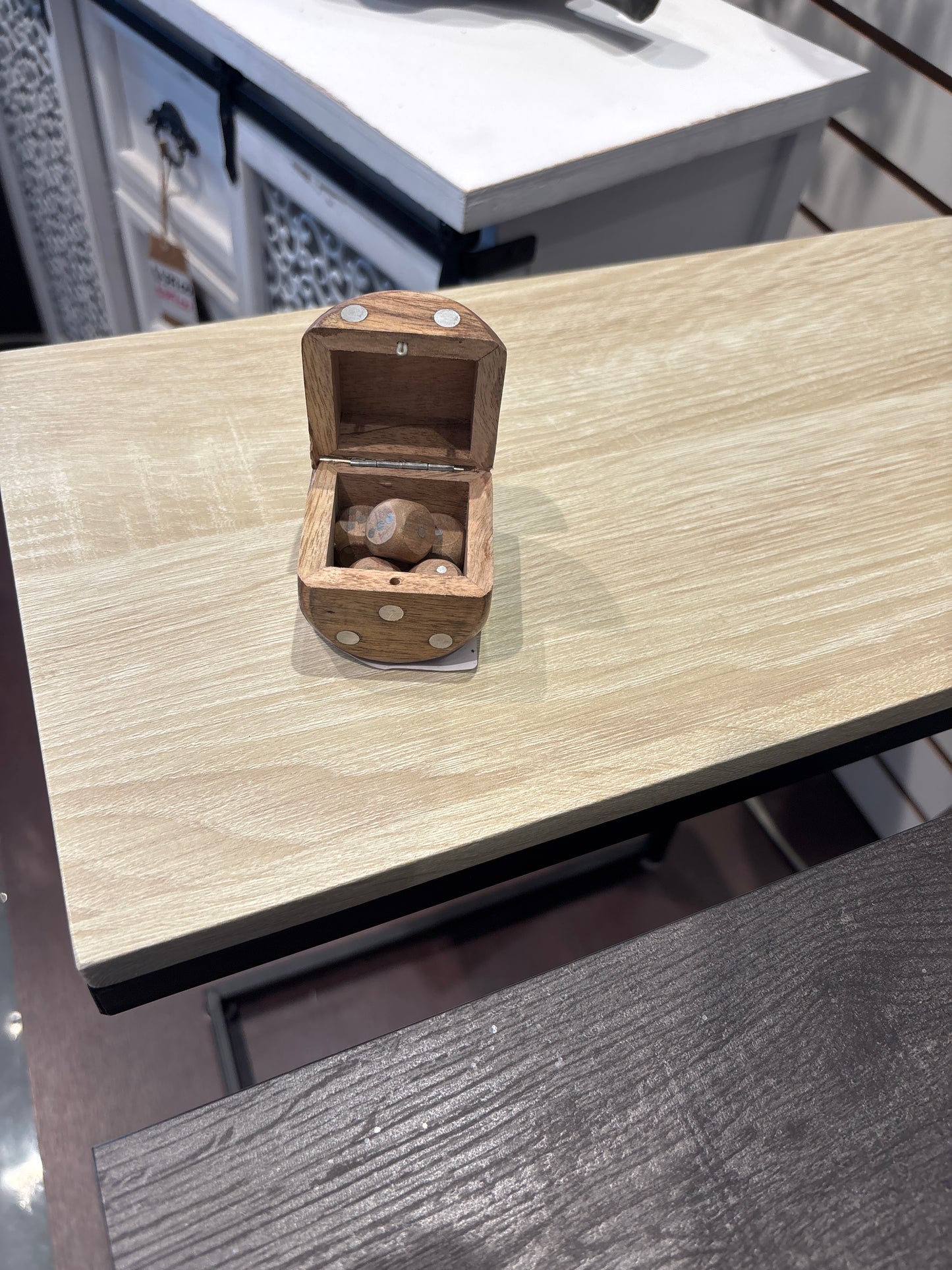 Wooden Dice Holder
