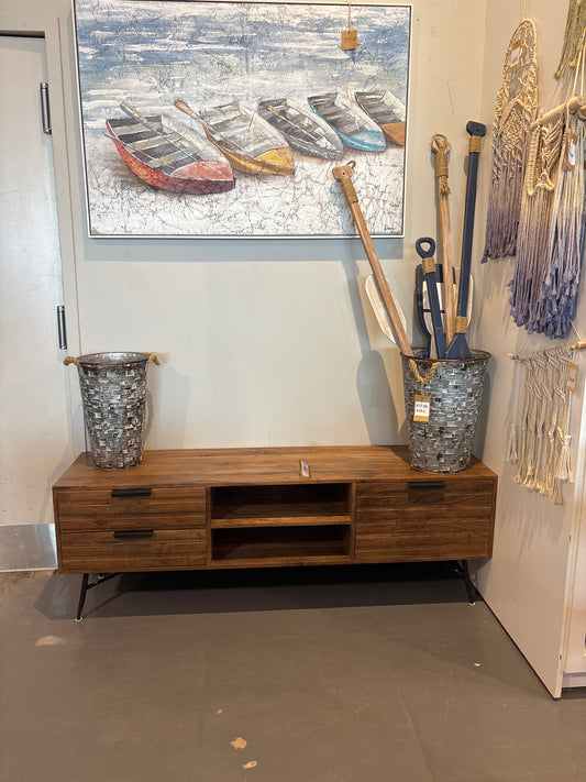 ARIA Acacia Wood TV Stand
