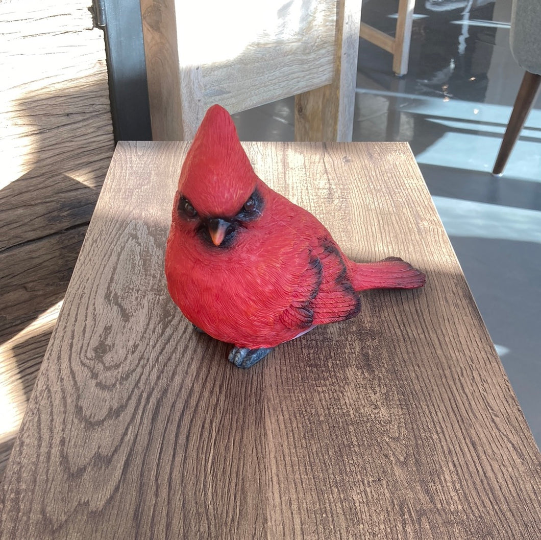 Sitting Cardinal Figurine