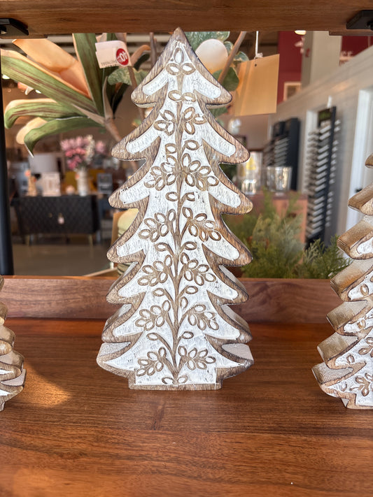 Lrg Wood Christmas Tree