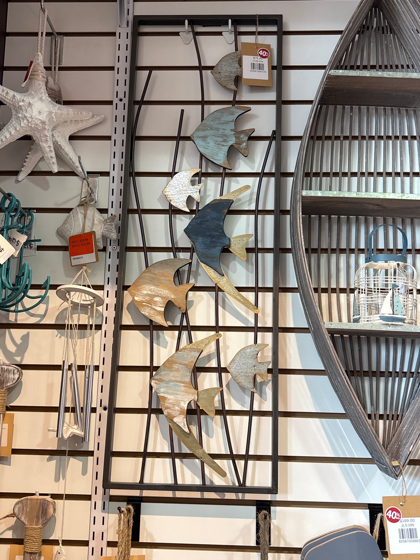 Decorative Metal Art Fish Wall