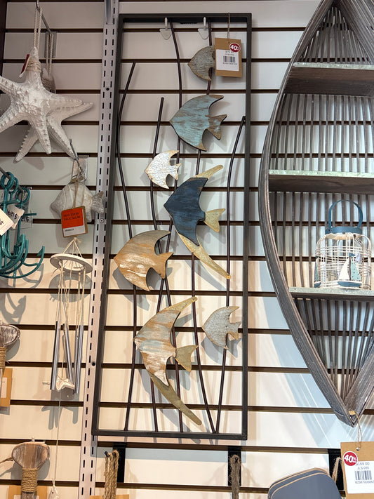 Decorative Metal Art Fish Wall
