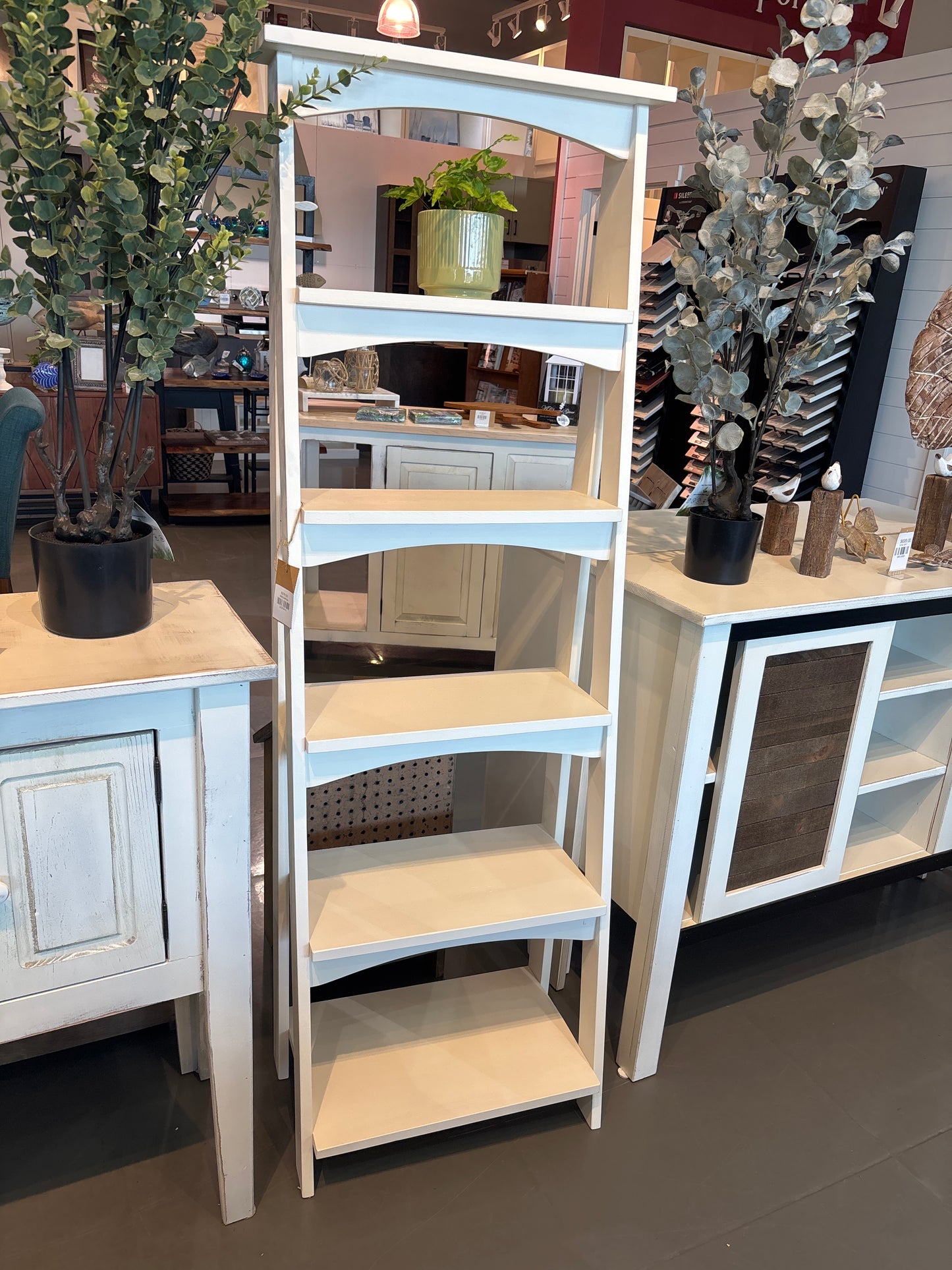Ladder Shelf White