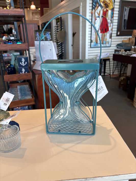 Blue Mermaid Solar Lantern