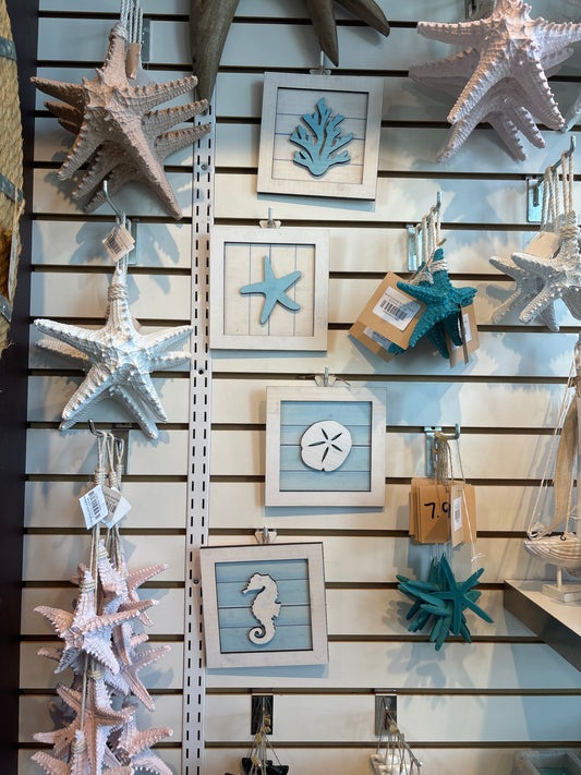 Nautical wall decor rustic wooden pictures