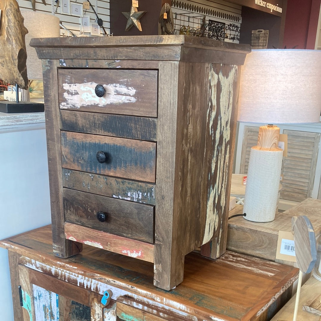 Eco-Harmony 3 drawer nightstand
