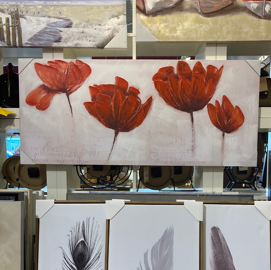 Red Flowers Painting