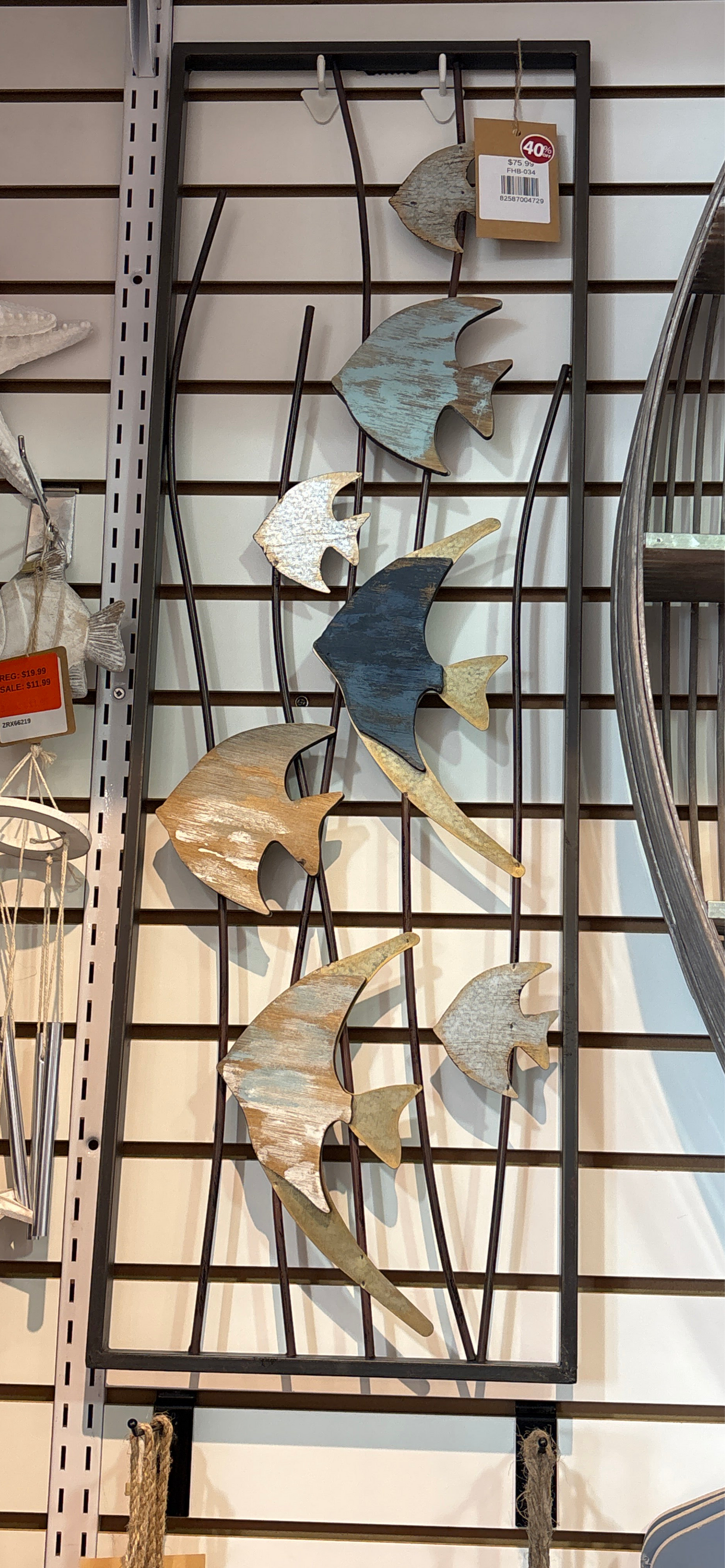 Decorative Metal Art Fish Wall
