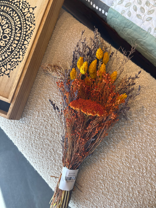 Autumn Dried Floral Bouquet
