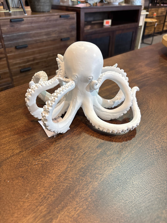 white octopus decor