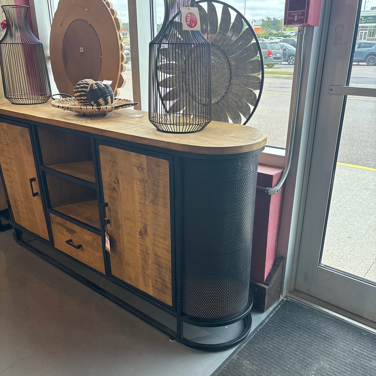 Dundas industrial Rustic Mango wood  Buffet