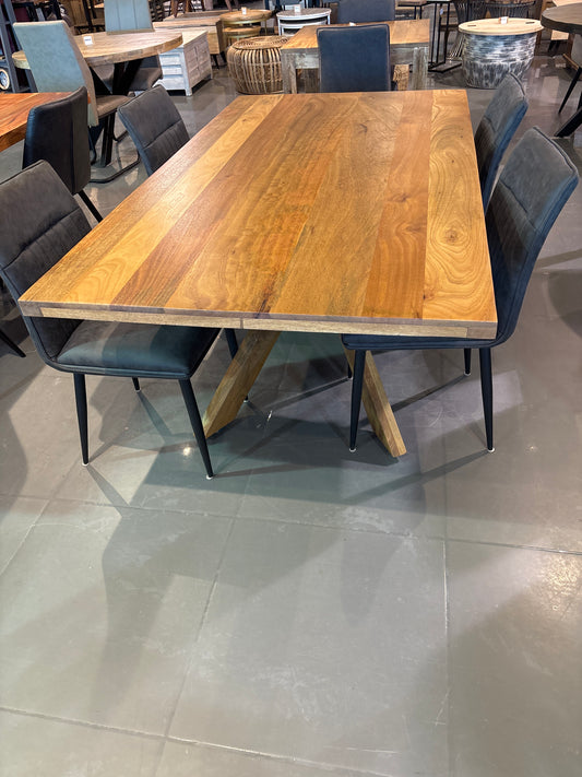 Rockwell 75 inch Acacia Wood Dining Table