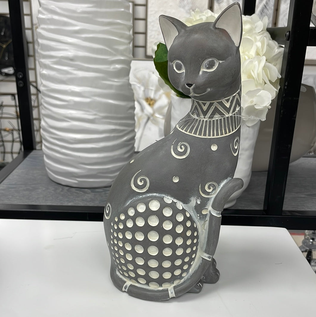 Prim and Proper Cat Statue