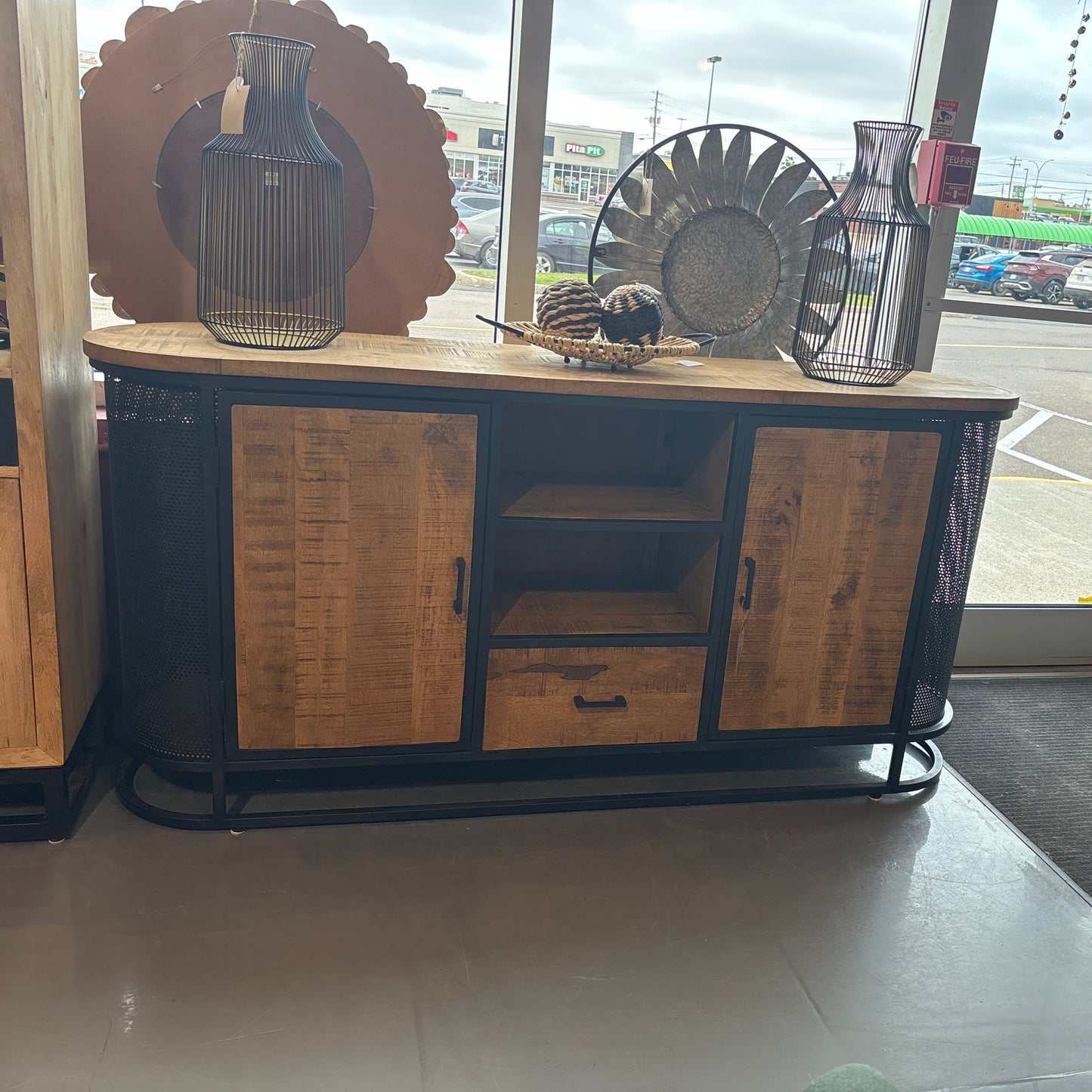 Dundas industrial Rustic Mango wood  Buffet