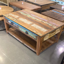 Load image into Gallery viewer, Eco-Harmony wood coffee table with drawers
