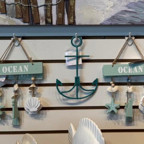 Cast Iron blue anchor