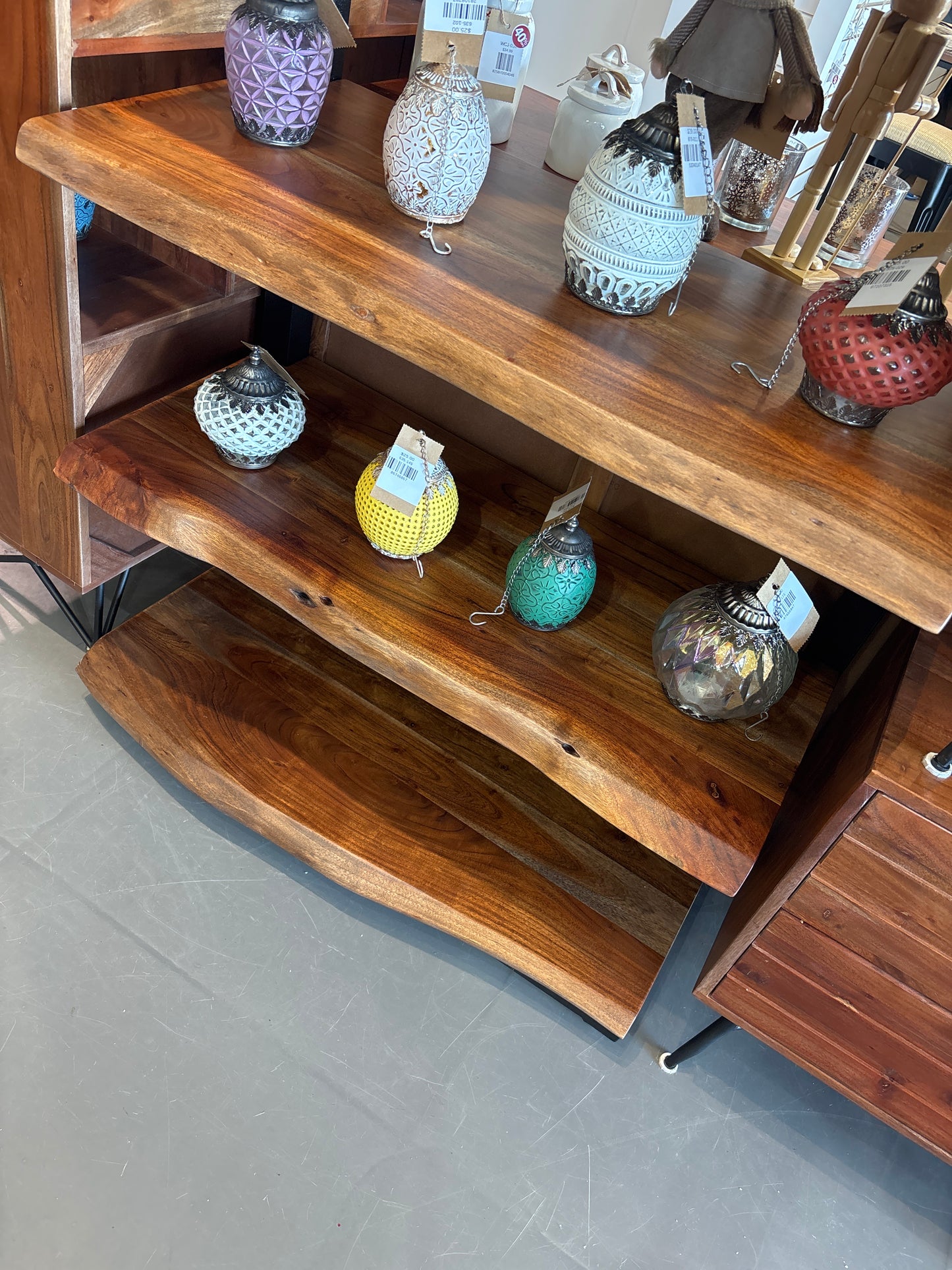 Roswell-Live Edge Bookcase