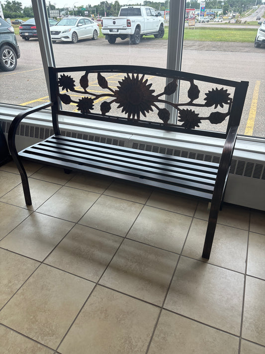 Sunflower bench