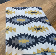 Cooly-Wooly Aztec Print Throw