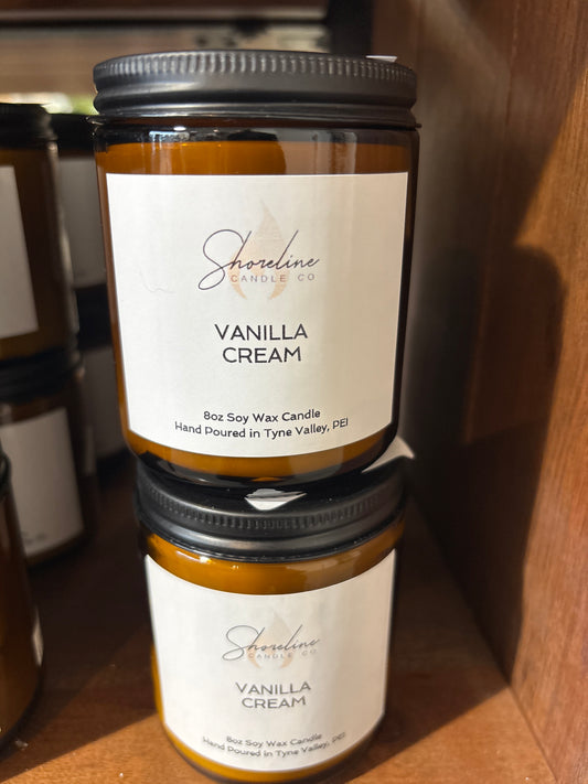 Shoreline Candle Co -Vanilla Cream