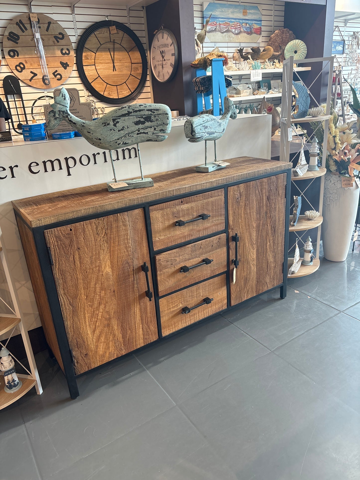 La Mura Reclaimed Wood  Sideboard 2 doors 3 drawers
