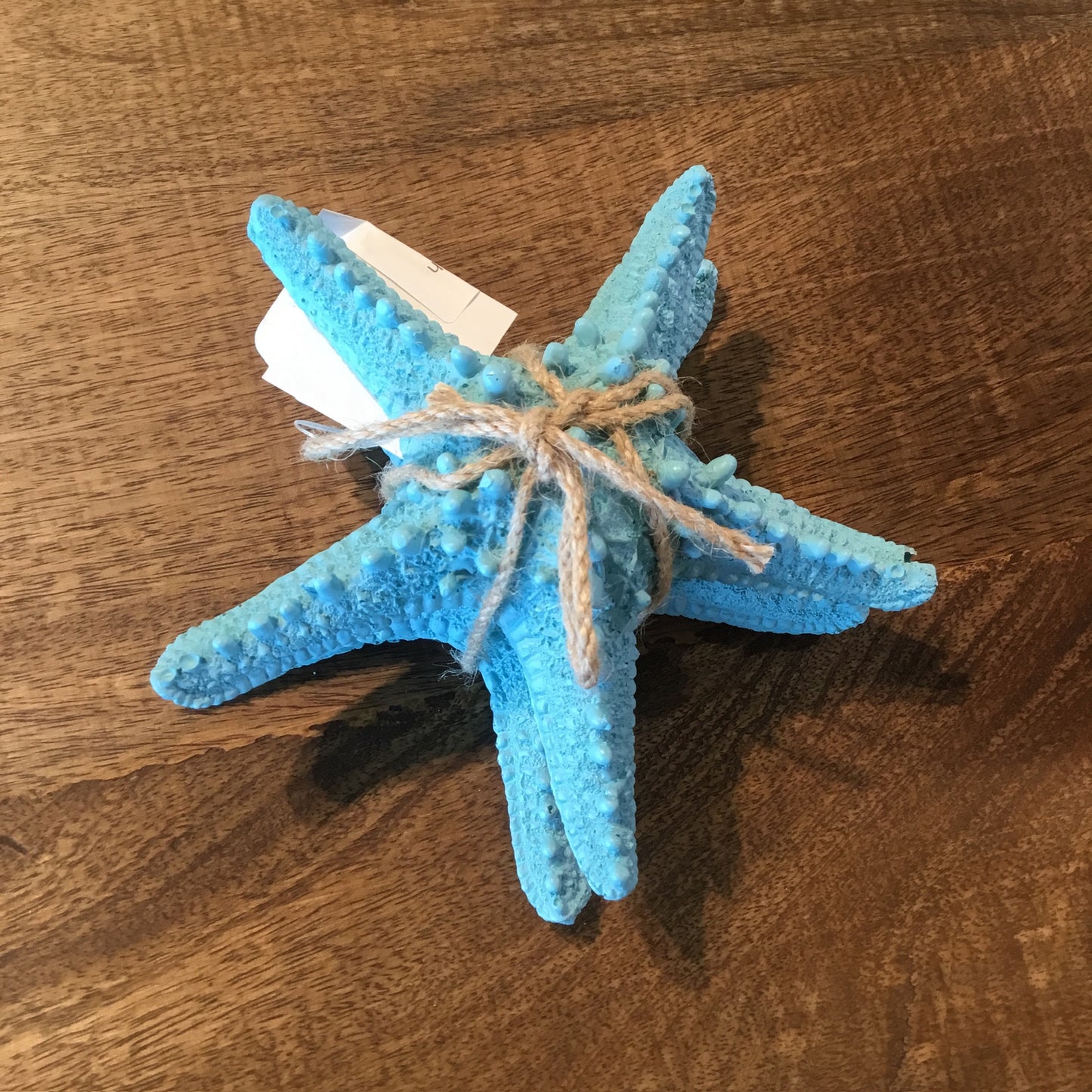 Set of 2 blue starfish