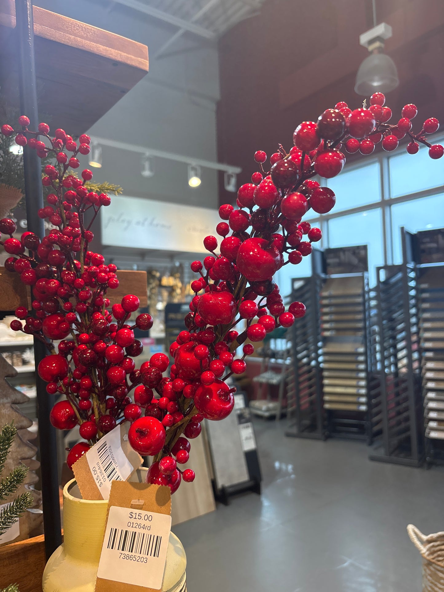 Red Berry Branch Christmas