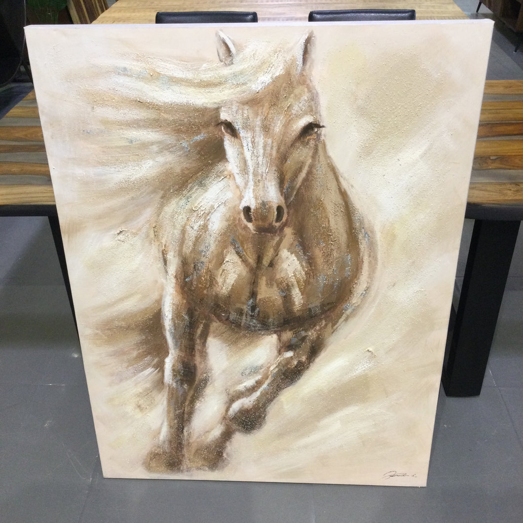 Galloping horse painting