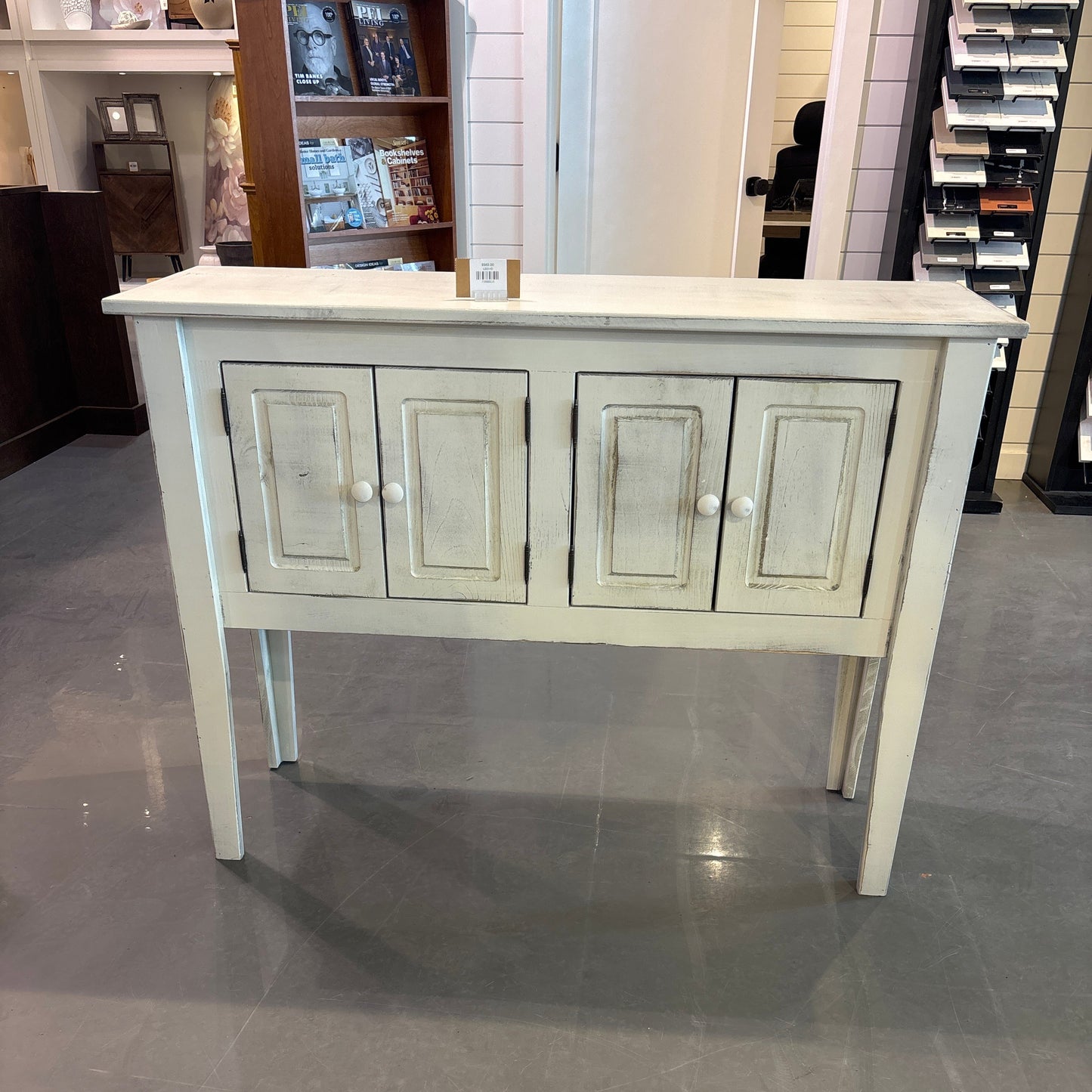 Tall Sideboard Vintage Dove