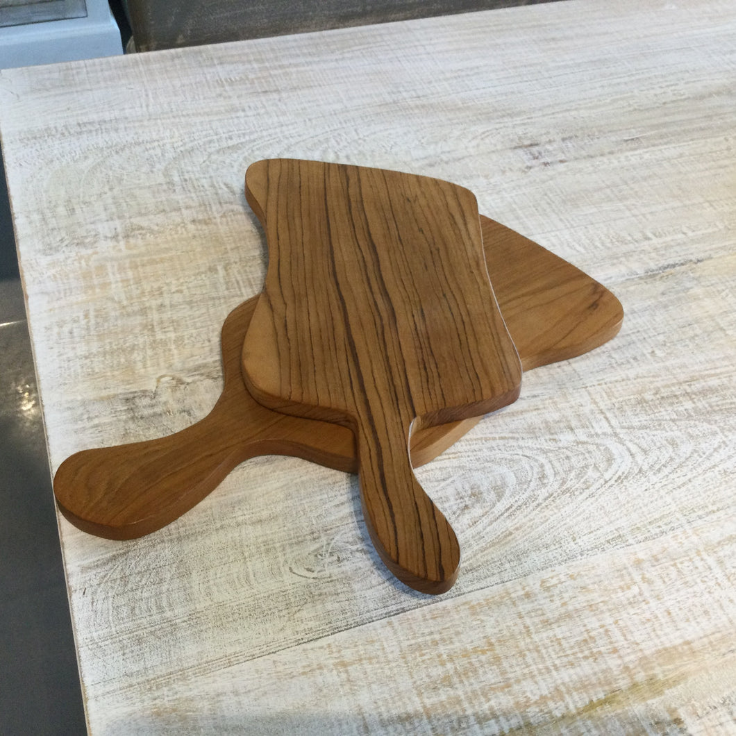Large Teak Wood Chopping Board with Handle