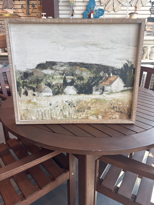 Wood Landscaping Painting