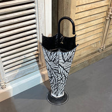 Load image into Gallery viewer, Black &amp; White Patterned Umbrella Stand
