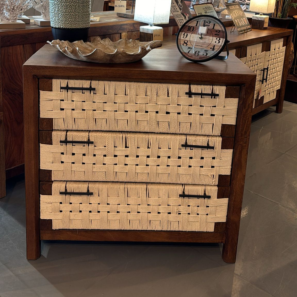 Mely Choco Mango Wood Dresser
