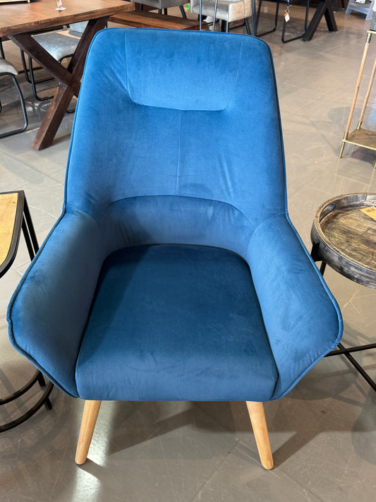 MILAN BLUE ARMCHAIR